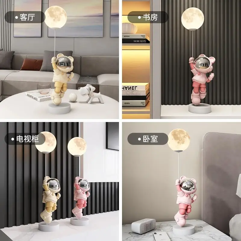 Astronaut Astronaut Lampe Desktop Gewalt Bär Wohnzimmer Veranda TV Zuhause