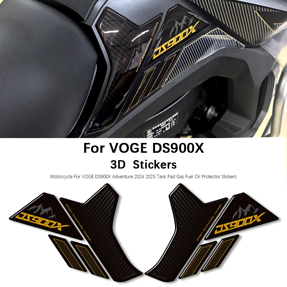 

Motorcycle Accessories For VOGE DS900X 900DSX Adventure 2024-2025 Tank Pad Gas Fuel Oil Protector Stickers Decals Fairing Fender