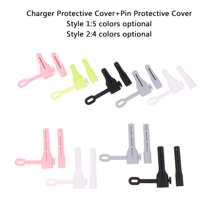 2PCS/set Cable Protector Soft Silicone Cover for Apple IPhone USB Charger Cable Protector  Anti-break Cable Sleeve Saver Wire Wi