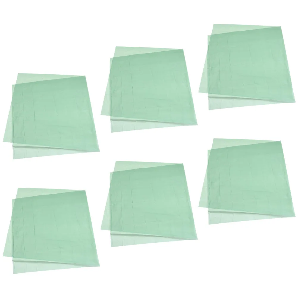 

6 Pcs Solid Color Tablecloth Mouse Disposable Rectangular Birthday Party Wedding Large Size Easy Cleaning Safe No Smell