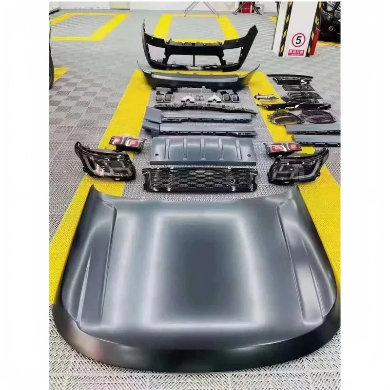 

Premium SVO Style Car Body Kit for 2014-2017 Models - Front Rear Bumper Grille Lights Hood Complete Set