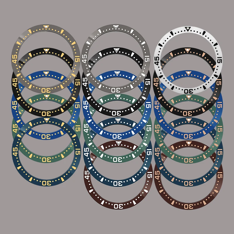 

Mod 38mm*30.7mm Inclining Ceramic Bezel Insert Case Fits for SKX007 SKX009 SRPD SUB GMT Watch Case NH35 NH36 Accessories Parts