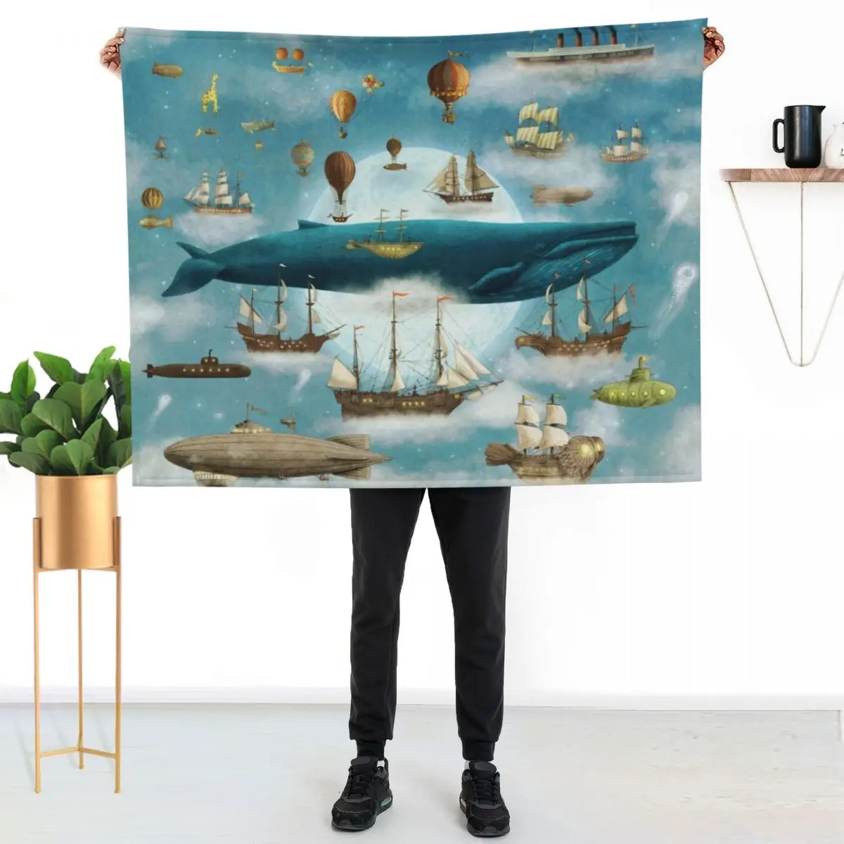 Ocean Meets Sky - Book Throw Blanket Sofa christmas decoration Hairys Picnic Nap Thins Blankets
