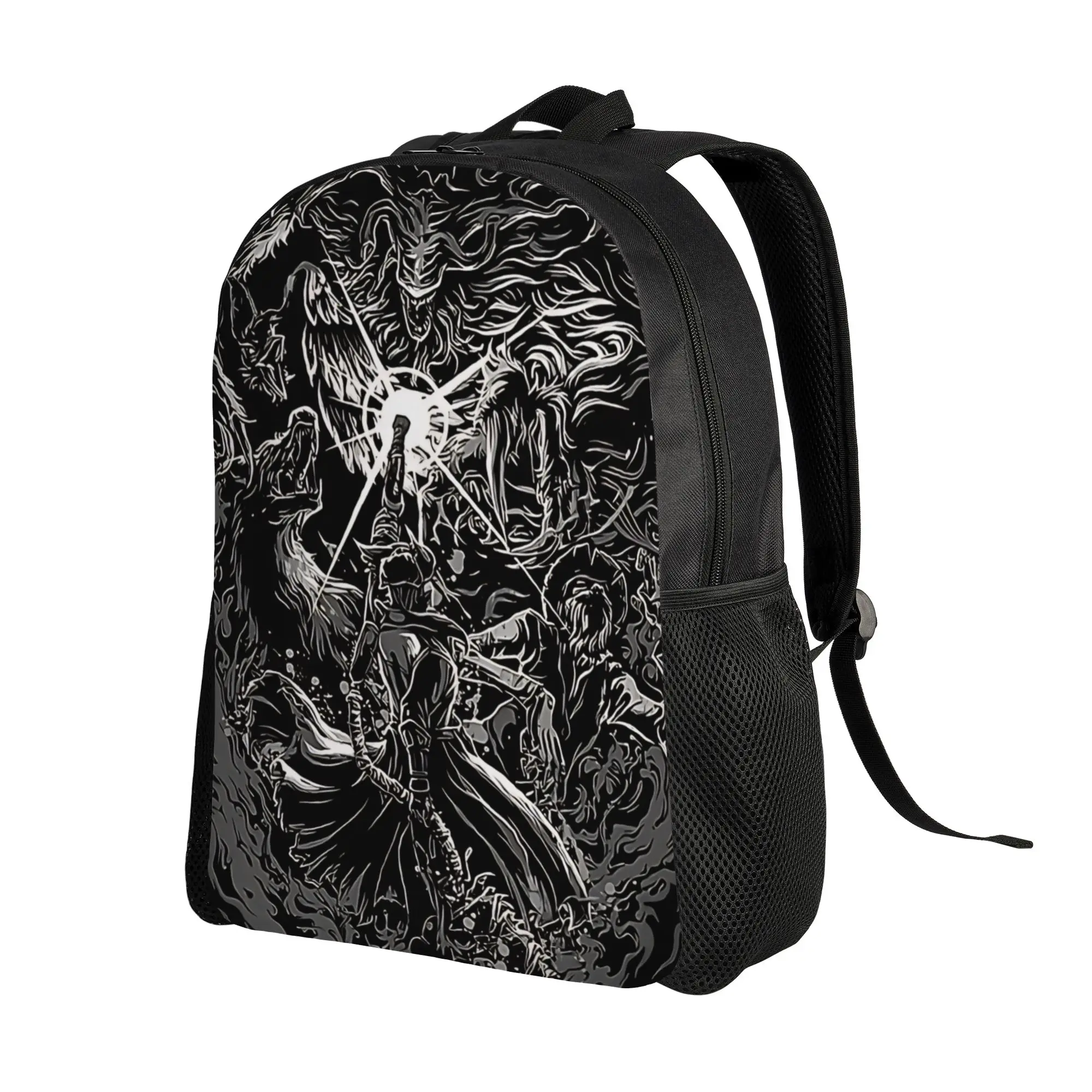Bloodborne Fantasy Hunter Schoolbag Office Workers Sporty Fashionable mochila Large Capacity Laptop Bag Back To School Season