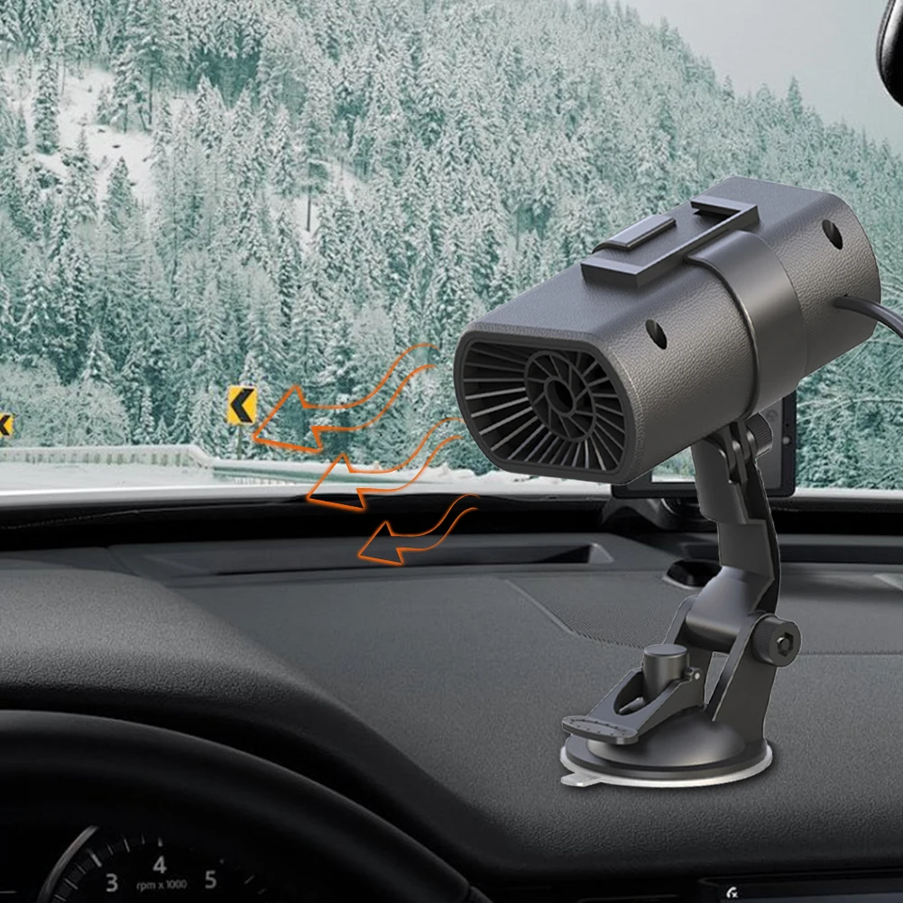 12V 200W Car Defogger Universal Window Windshield Defrosting Heater Adjustable Portable Car Heater Car Accessories