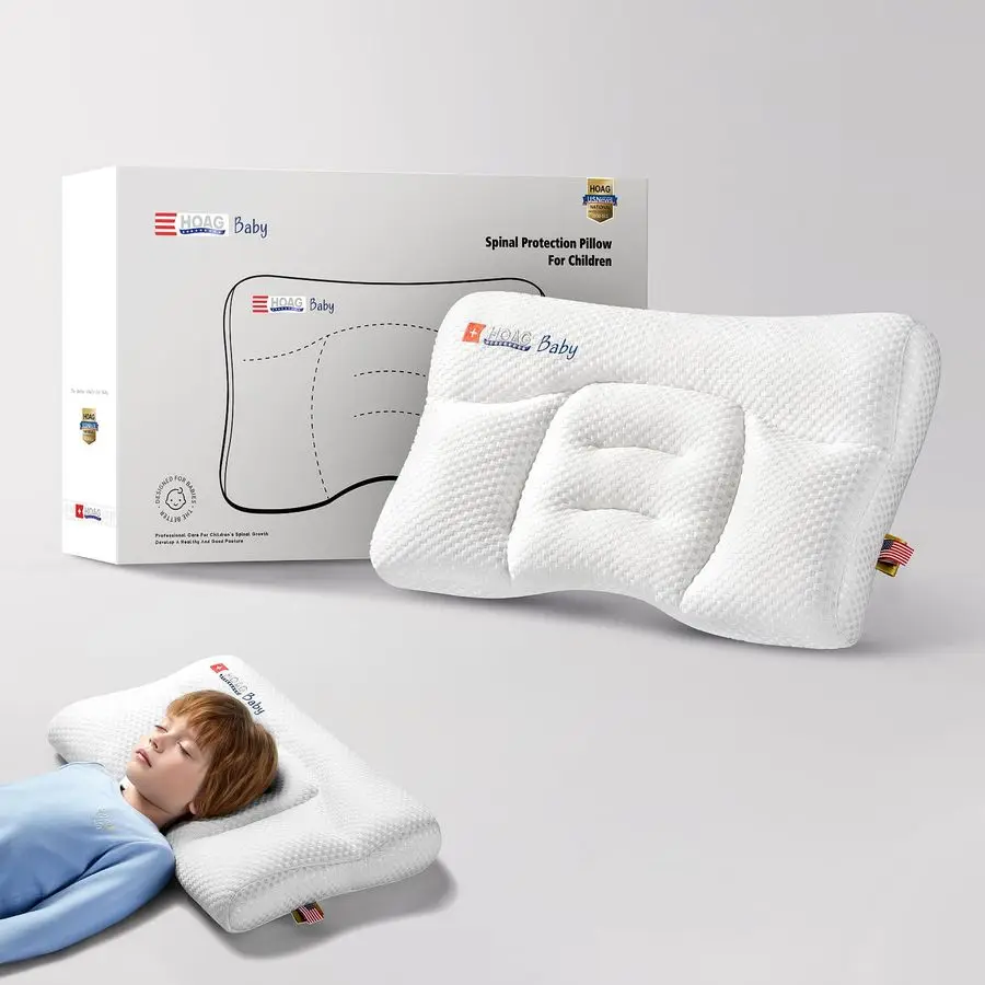 

Pillow, Breathable amp Cozy Machine Washable Kids Pillow, 21.6x13.8 Ergonomic Children Pillow for Boys and Girls Aged 38 Height