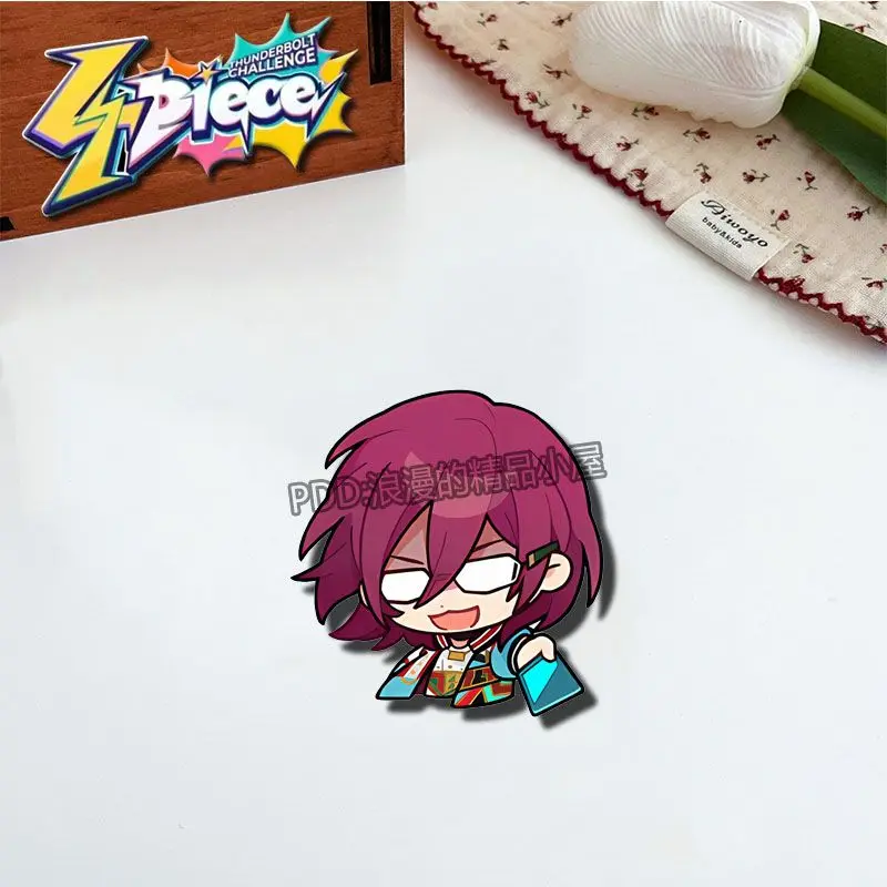 Ensemble Stars Badges Pins Anime Sakuma Rei Akehoshi Subaru Women Brooch Fashion Creative Cosplay Brooches for Bag Accessorie