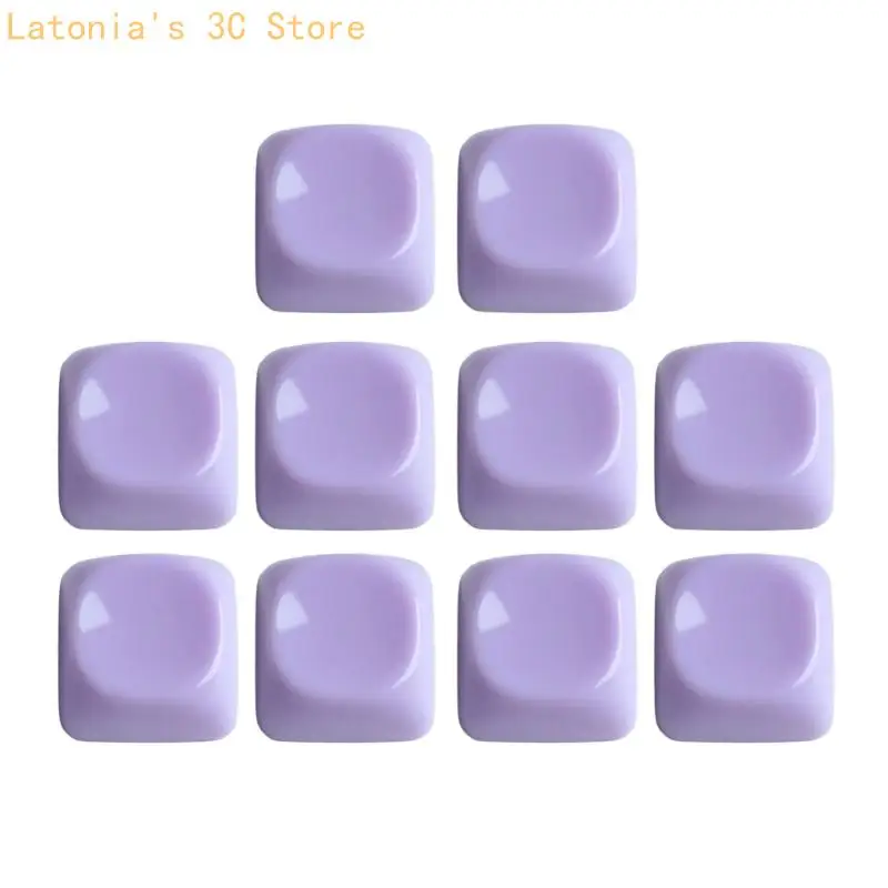 Klare Tastatur-Tastenkappen-Kollektion aus Polycarbonat, abgerundete 1U-Akzentabdeckungen für mechanische Platinen und – Detail 3