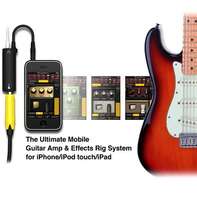 New Interface I-Rig Converter Replacement Guitar for Phone Audio Interface Guitar Tuner Guitar Line Irig Converter