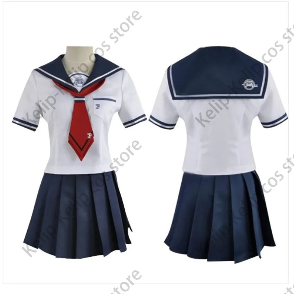 Cosplay Costume Danganronpa 3 Another Episode Cos Naegi Komaru Woman JK School Uniform Cosplay Costume Top+Skirt+Tie+Socks