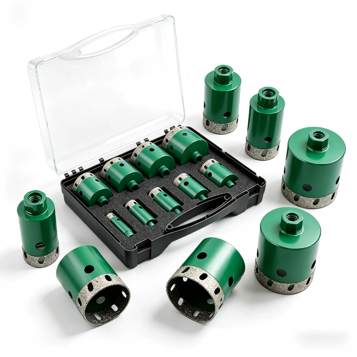10pcs-m14-thread-diamond-hole-saw-kit-20-60mm-brazed-drill-bits-for-marble-granite-ceramic-tile-drilling