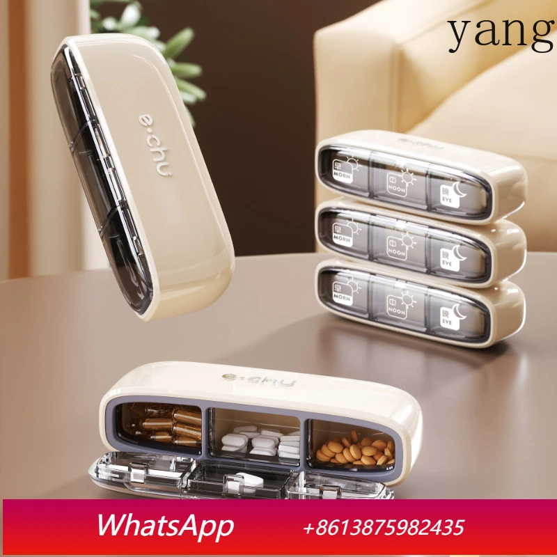 

YJQ light luxury portable three meals a day mini personal items storage sub-packing box