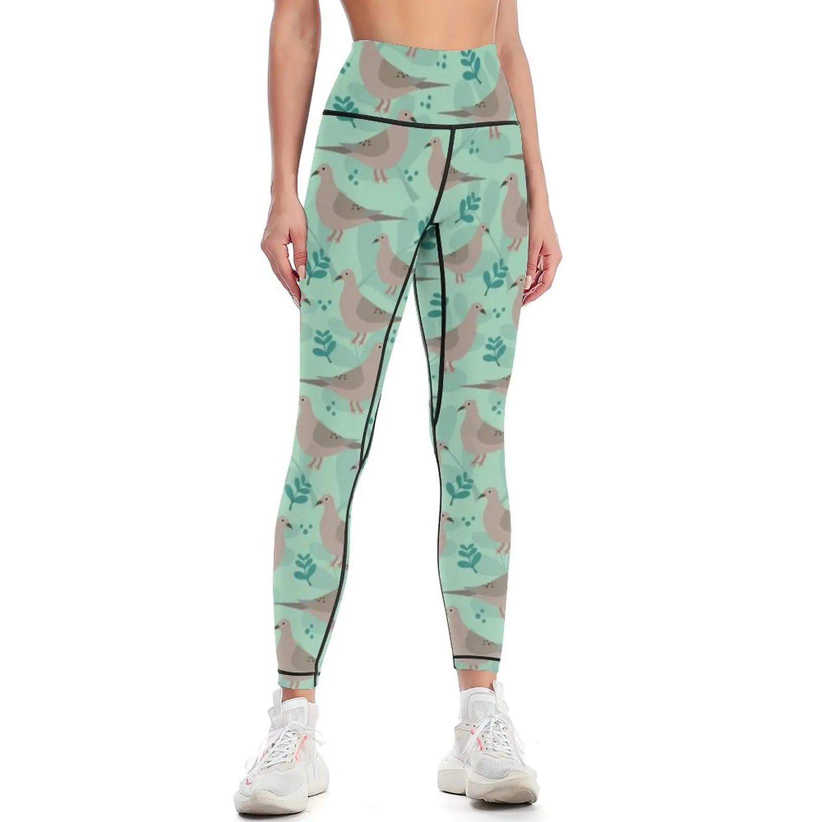 

Mourning Dove Pattern Leggings gym's sportswear sportswear gym Womens Leggings