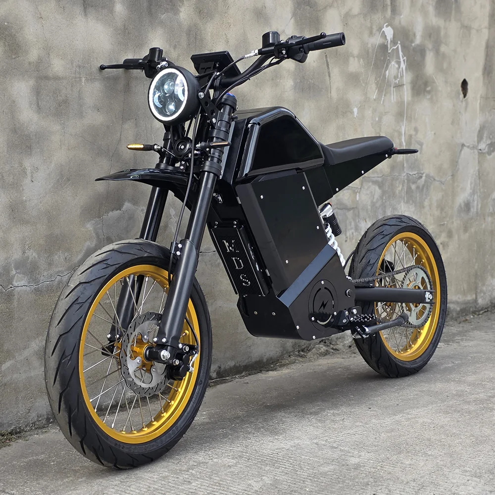 16KW Mid Motor Electric Motorcycle 72V 75Ah Lithium Battery 100km/h High Speed 150km Long Range E-Moto
