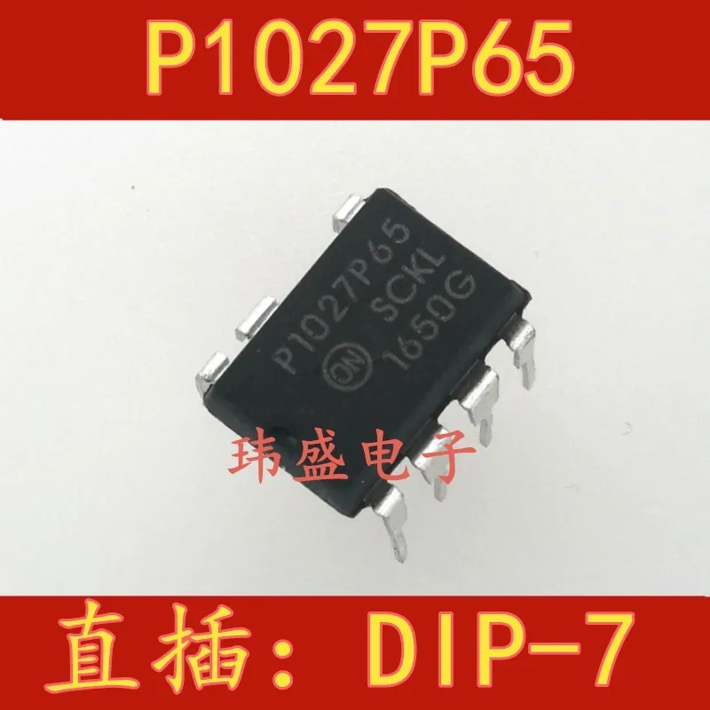 

(5 Pieces) NEW P1027P65 NCP1027P65 NCP1027P65G DIP-7