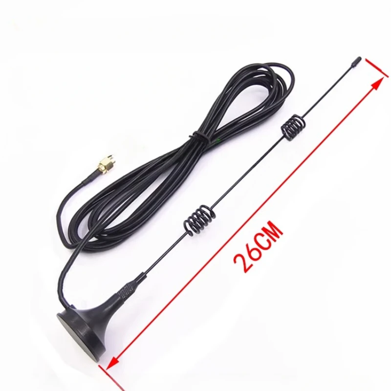 8dbi WIFI Antenna 2.4G antenna RP SMA Male RG174 with Magnetic base for Router Camera Signal Booster