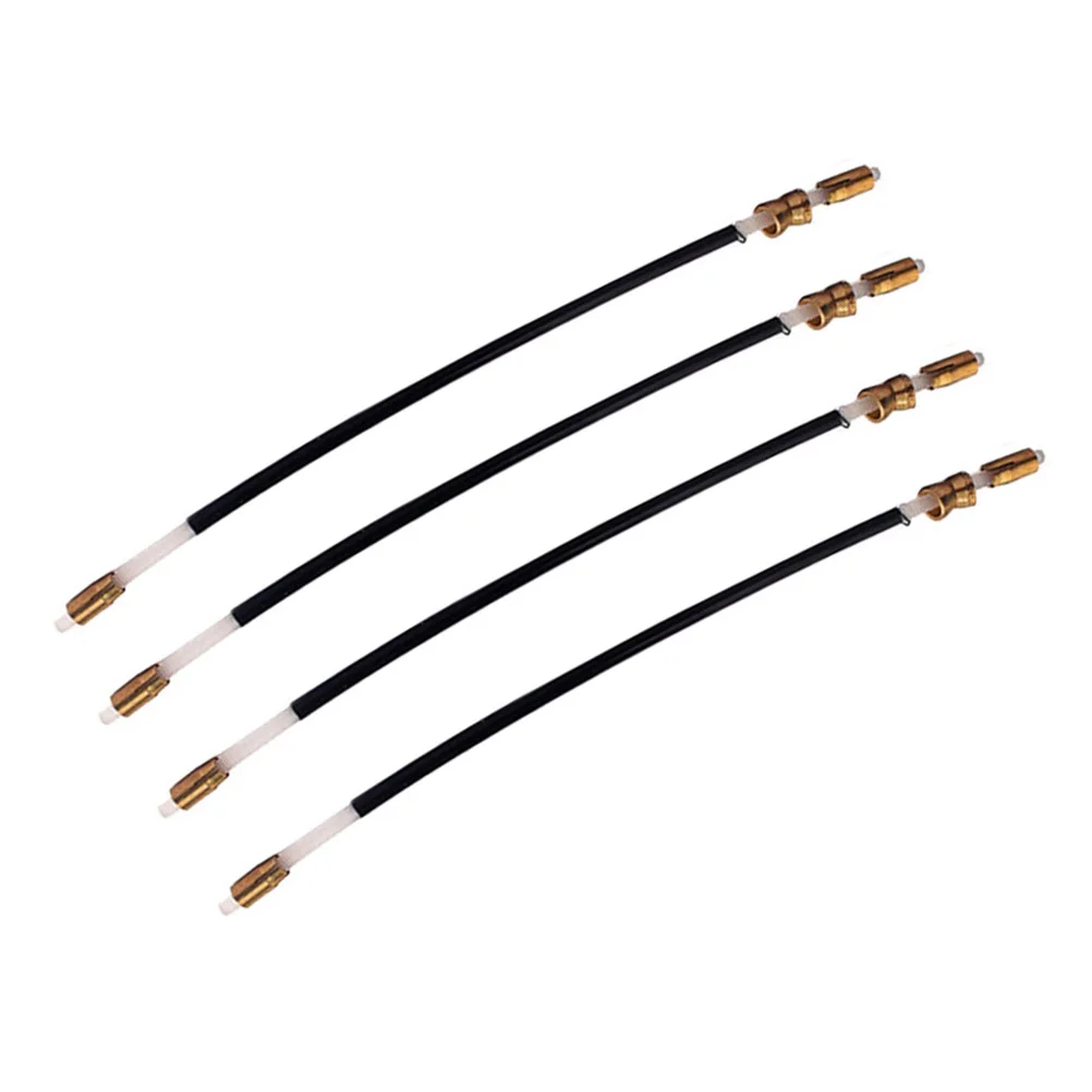 4pcs Professional ไวโอลิน Tailgut Tailcord Gut ไวโอลินไนลอนเชือกหาง Fiddle อุปกรณ์ไวโอลิน B301 (สีดํา)