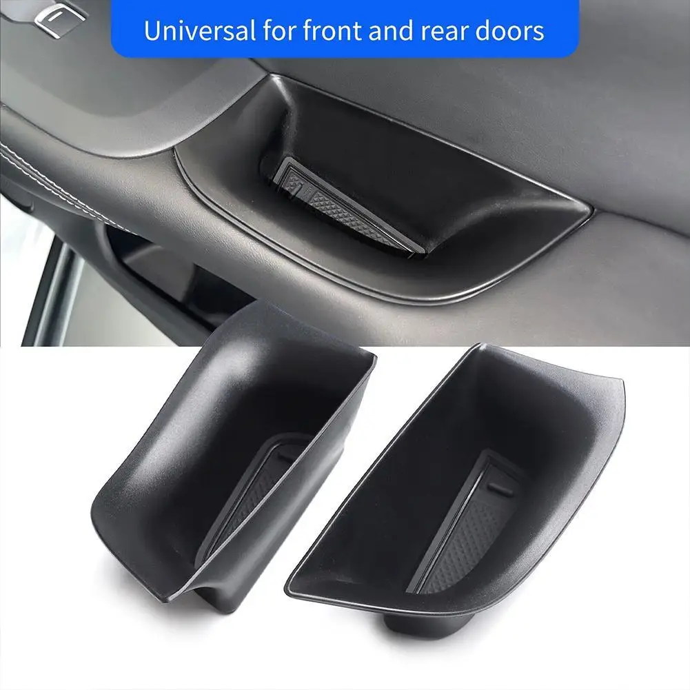 Front Door Handle Storage Box For Honda ZR-V HR-V 2023 Car Side Armrest Organizer Box Container ABS Tray Accessories