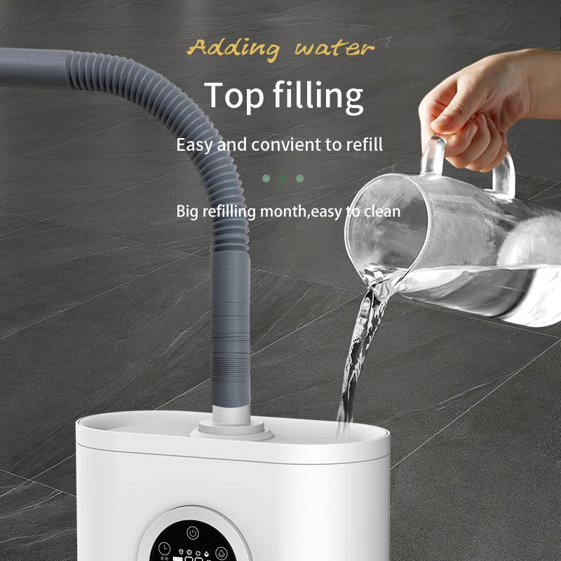 เครื่องทําความชื้นแบบหมอกเย็นและอุ่นขนาด 12 ลิตรสําหรับการเพาะปลูกพืชเรือนกระจกเห็ดความชื้นสัตว์เลื้อยคลาน