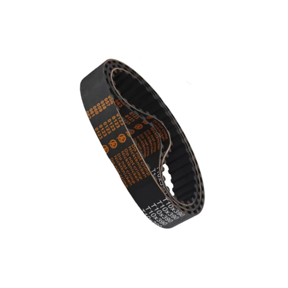 circumference: 610mm-970mm T10 Timing belt bandwidth: 10/15/20/25/30/40/50mm T10 rubber trapezoidal toothed synchronous belt 4