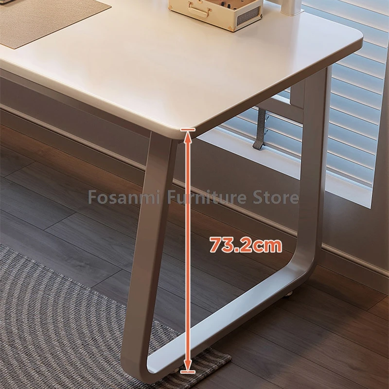 심플한 테이블과 의자 세트, 화이트 게이밍/학습용 책상(수납 포함), 모던 컴퓨터 책상 및 의자 세트, 가정용 가구