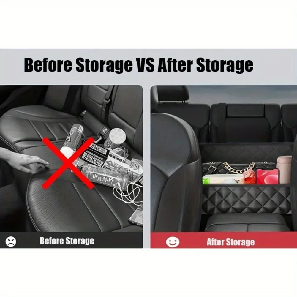 Saco de armazenamento médio do assento de carro, saco de suspensão, saco de malha de armazenamento de carro, suprimentos interiores do carro, saco de armazenamento do encosto