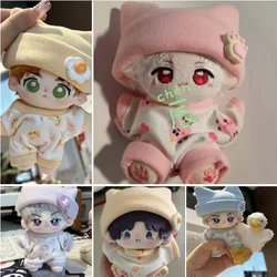Love and Deepspace 10CM Cotton Doll Kawaii Baby Clothes Cute Pyjamas Set Fat Baby Plush Pyjamas Clothes Valentine's Day Gifts