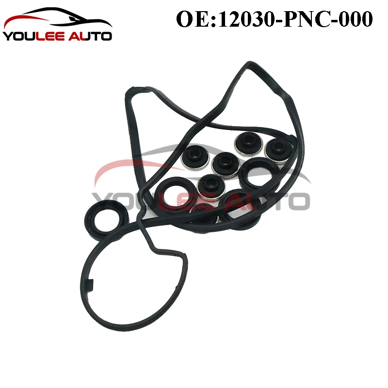 New 12030-PNC-000 12030PNC000 Valve Cover Gasket Set For Acura Honda RSX TSX Accord Civic CR-V Element K20 K24 2.0 2.4 Car Parts