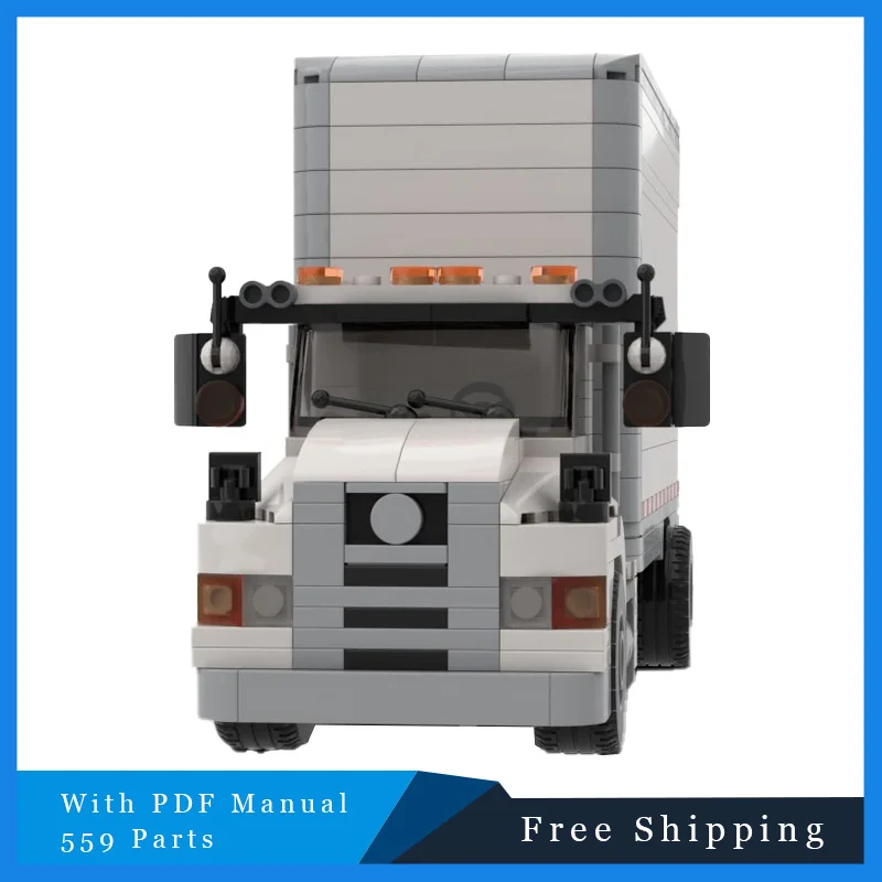 

Креативные детали, белый город, грузовой автомобиль, строительные блоки, модель Street View, совместимая с 559, детская образовательная сборка, игрушки на день рождения