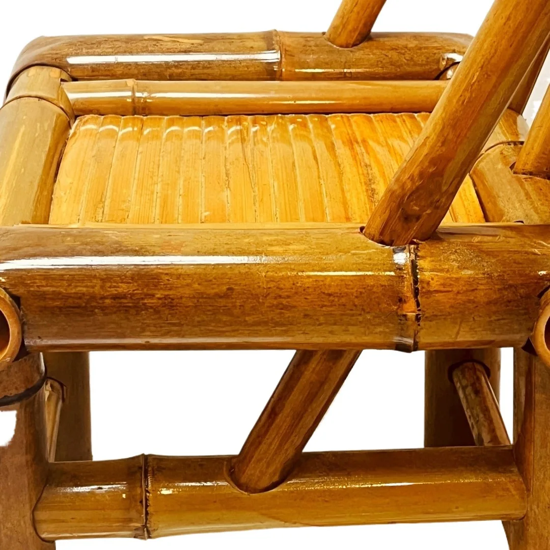 

New Chinese bamboo chair, back chair, handmade bamboo weaving, household