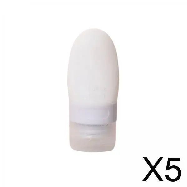 

Travel Size Containers Silicone Refillable Lightweight Empty Bottles Set for Liquid Cosmetic Shampoo