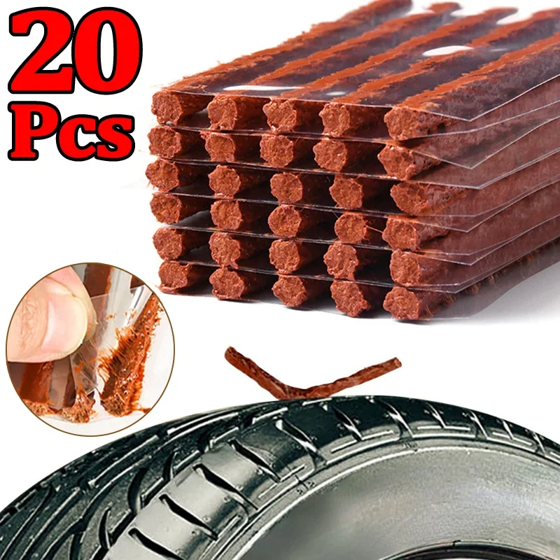 

5/20 шт. полоски для ремонта шин мотоциклетные автомобильные бескамерные шины прокол заглушка уплотнение ремонт резиновая полоса инструменты для аварийного ремонта шин