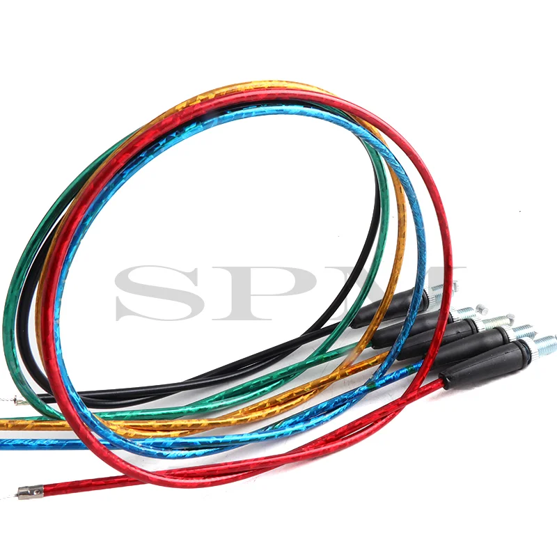 Cable de conexión de acelerador de Gas de cabeza recta para Dirt Pit Bike Moto Motocross XR50 CRF50 CRF70 KLX 110 125 accesorios de motocicleta