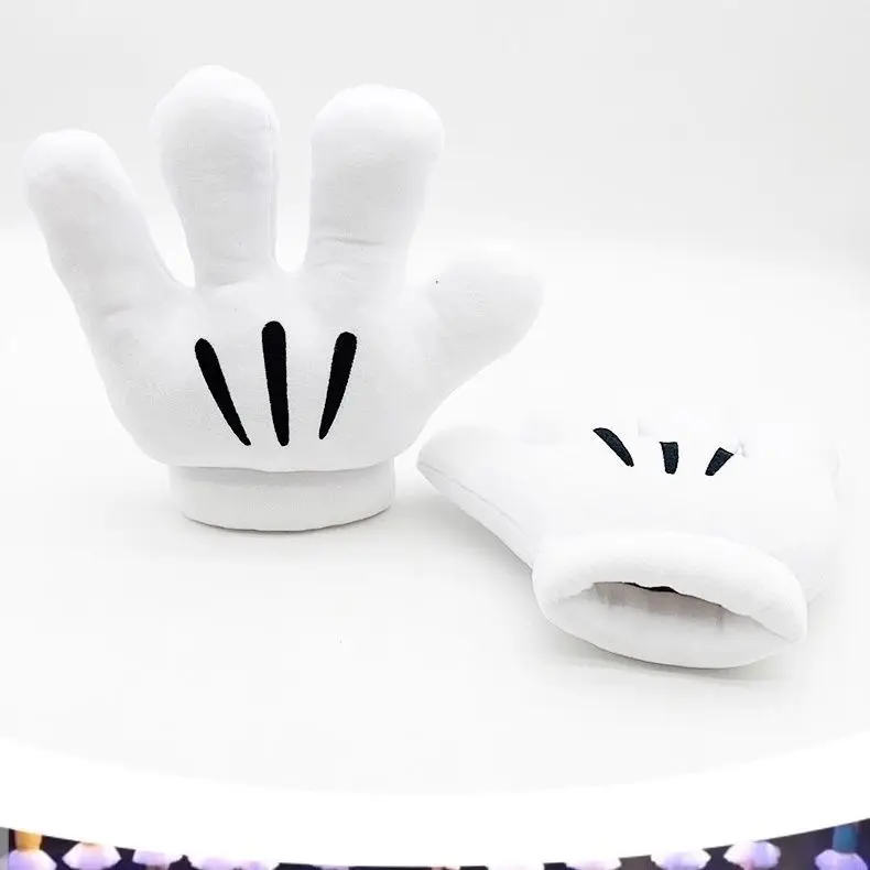 قفازات ديزني كارتون ميكي دعائم للأطفال التقاط صور قفازات الرقص لرياض الأطفال دعائم إطلاق النخيل