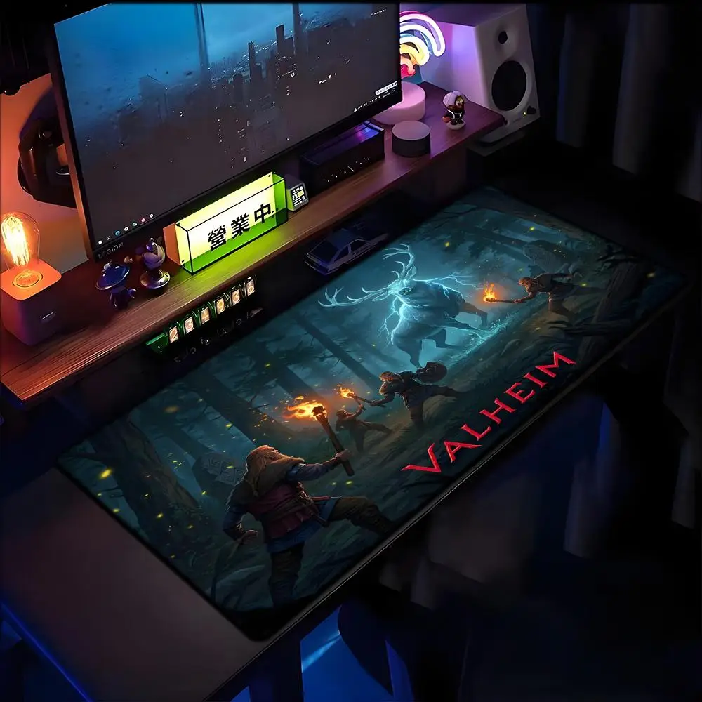 

Крутой песочница, боевой игровой коврик для мыши Valheim, геймерский игровой резиновый коврик для мыши со швами, аксессуары, настольный коврик для клавиатуры, компьютерный ноутбук