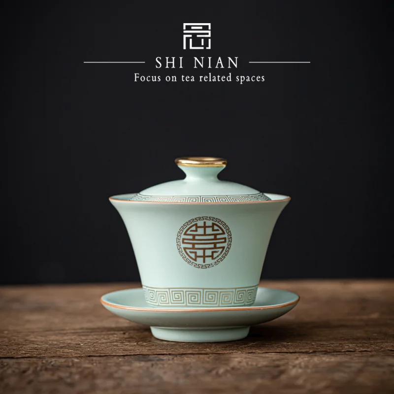ruyao-three-elements-gold-decorated-ceramic-tea-cup-large-size-gongfu-tea-set-tea-brewing-bowl-handmade-ice-crack-glaze