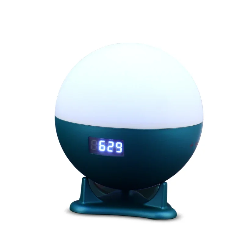 Smart Tuya Wake Up Light Alarm Clock Touch Sense 16 Colors Multi Functional Night Light With Sleep Aid Music For Bedroom