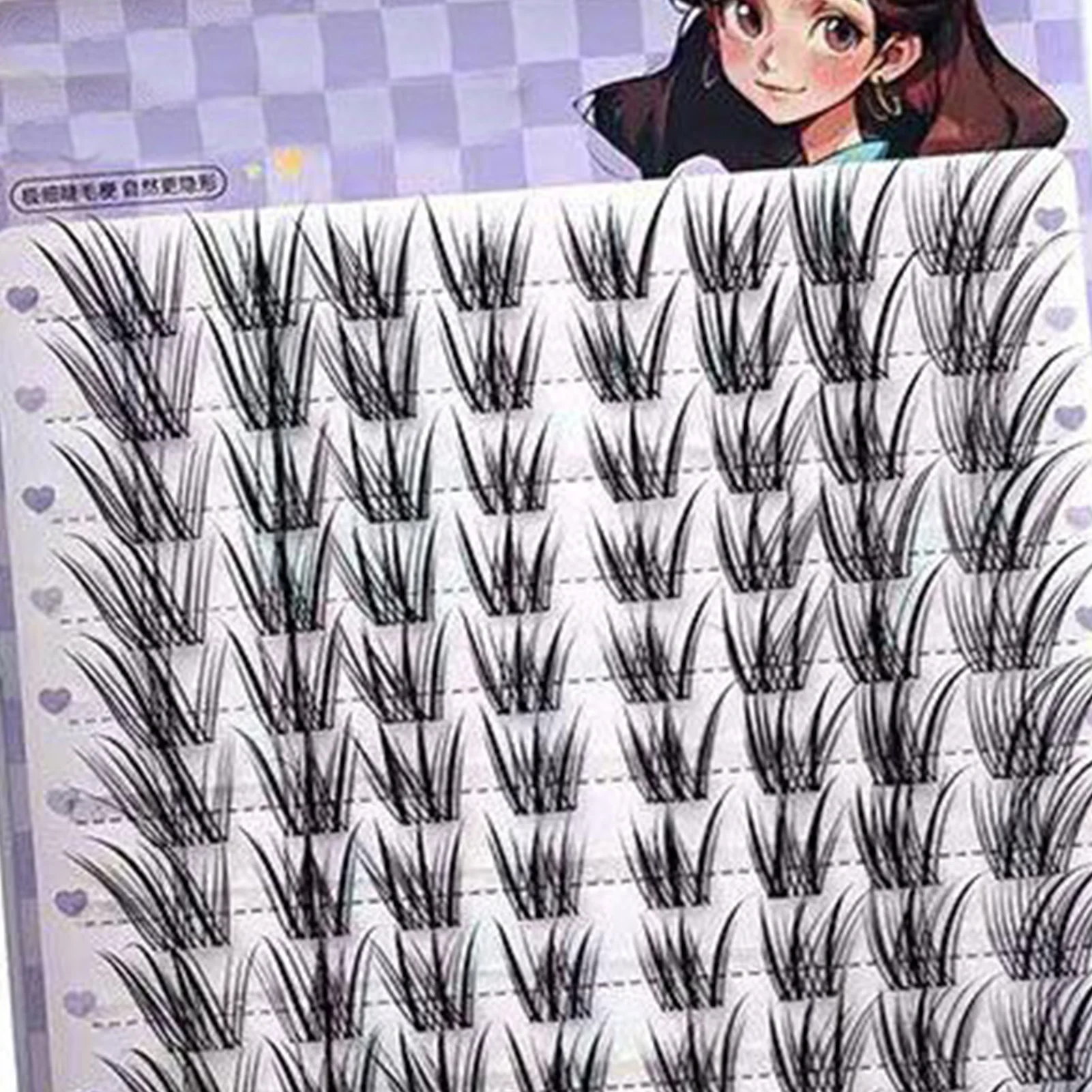 Faux-cils en forme de renard naturel moelleux, boucles Dense, yeux de chat, Manga, maquillage parfait pour les yeux, usage quotidien de fête, 10/32 rangées