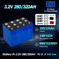 Easun power Lifepo4 Batteria 320AH 280AH 3.2V Brand New Household energy rechargeable solar RV battery Solar Camping EU Stock
