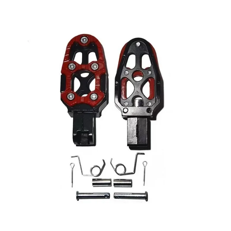 1 Pair Motorcycle Modification Aluminum Alloy Pedals Rear Anti Slip Pedal Universal Foot Pedal Motorcycle Accessories