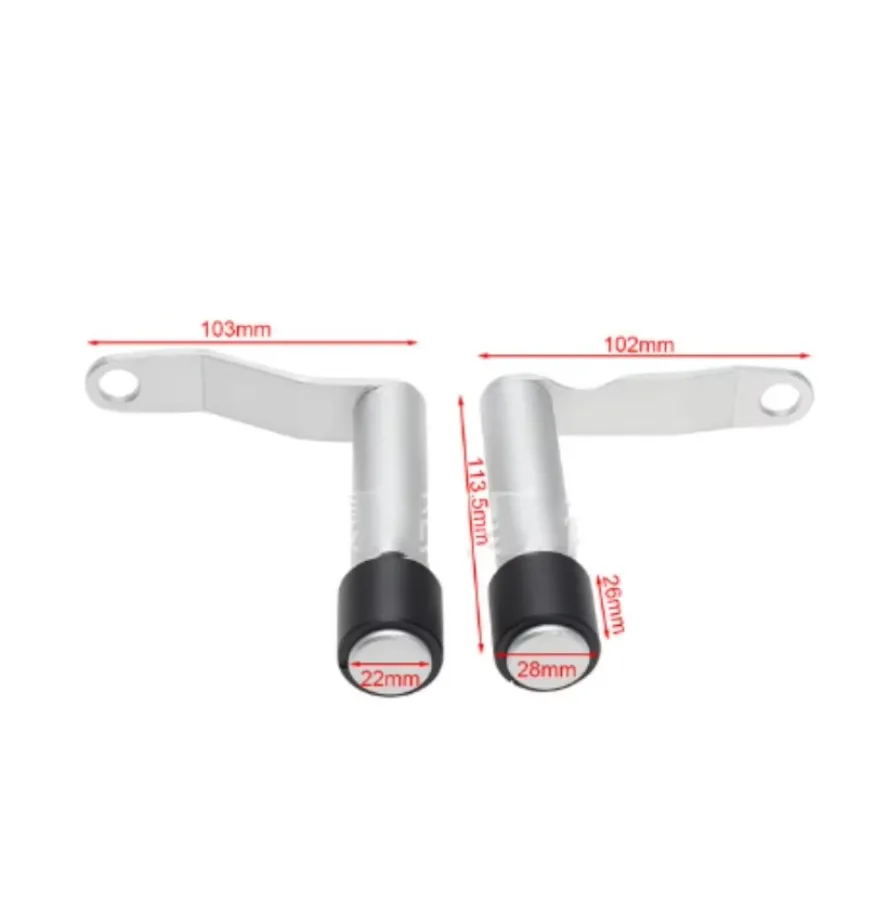 Fit Voor 22mm en 29mm mistlampen K1600 B GT GTL Motorfiets Mistlampen Montage Houders Fit Voor BMW K1600B K1600GT K1600GTL 1SET