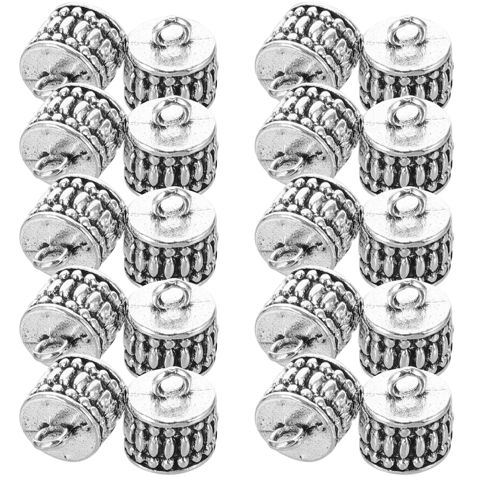 

20pcs Tibetan Silver Pendants Metal Beads For Jewelry Making Diy Bracelet Necklace Craft Decor Spacer Beads Beading Kits Loose