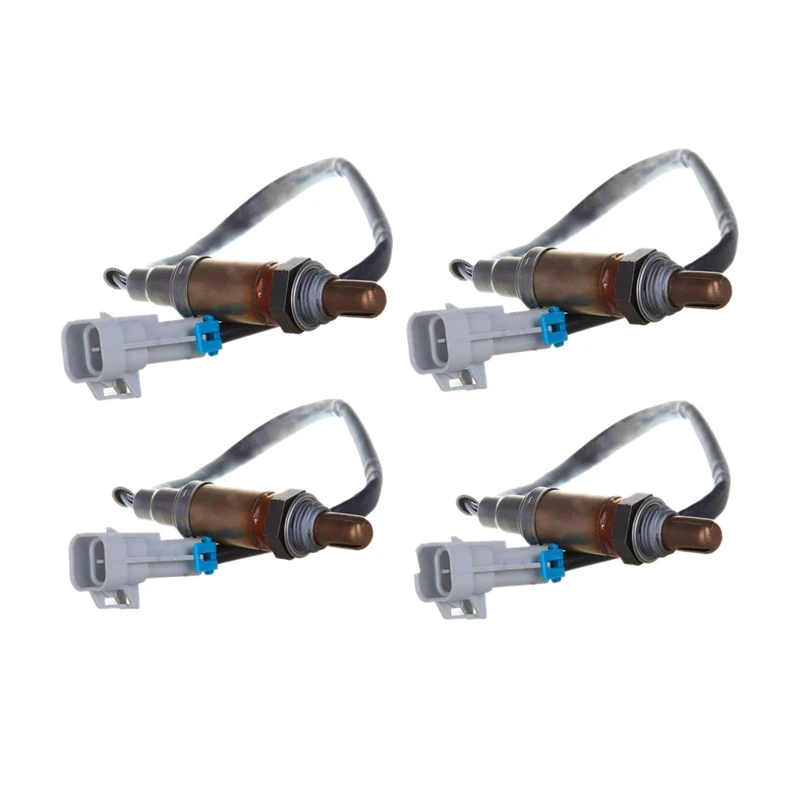 4Pcs Upper+Down Oxygen Sensor For 00-02 GMC Chevy Yukon Tahoe 5.3L O2 New