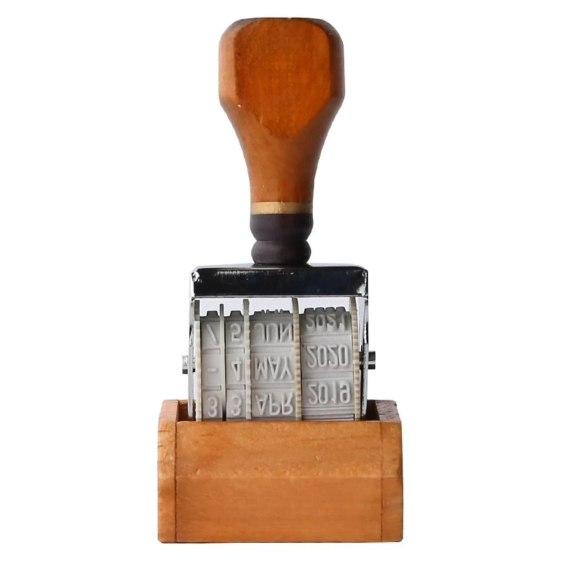 

Handbook Date Seal Seal Personality Retro Literature Nostalgia Roller Date Seal Adjustable Year Month Day