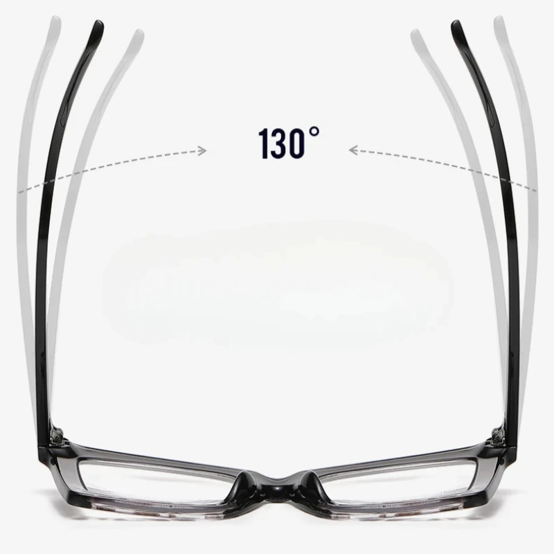 Oversized Photochromic Presbyopia Women Square Gradient Candy Color Color Changing Reading Eyewear Brand Design Green Goggle
