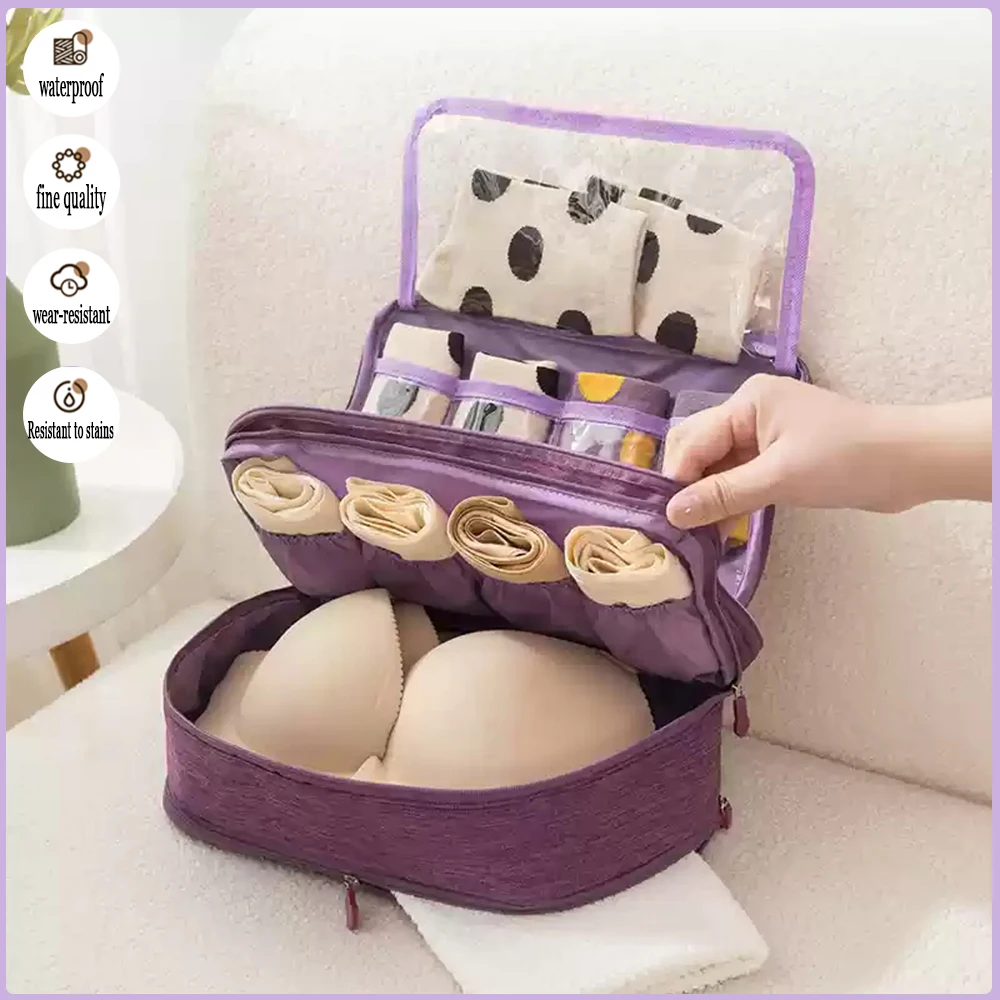 New travel underwear storage bag, multifunctional travel cationic bra bag, portable large capacity bag