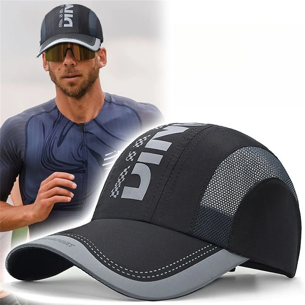 

Быстросохнущая мужская бейсболка для спорта, летняя женская кепка с сеткой для защиты от солнца, для рыбалки, бега, семейная, для родителей и подростков, кепка с козырьком