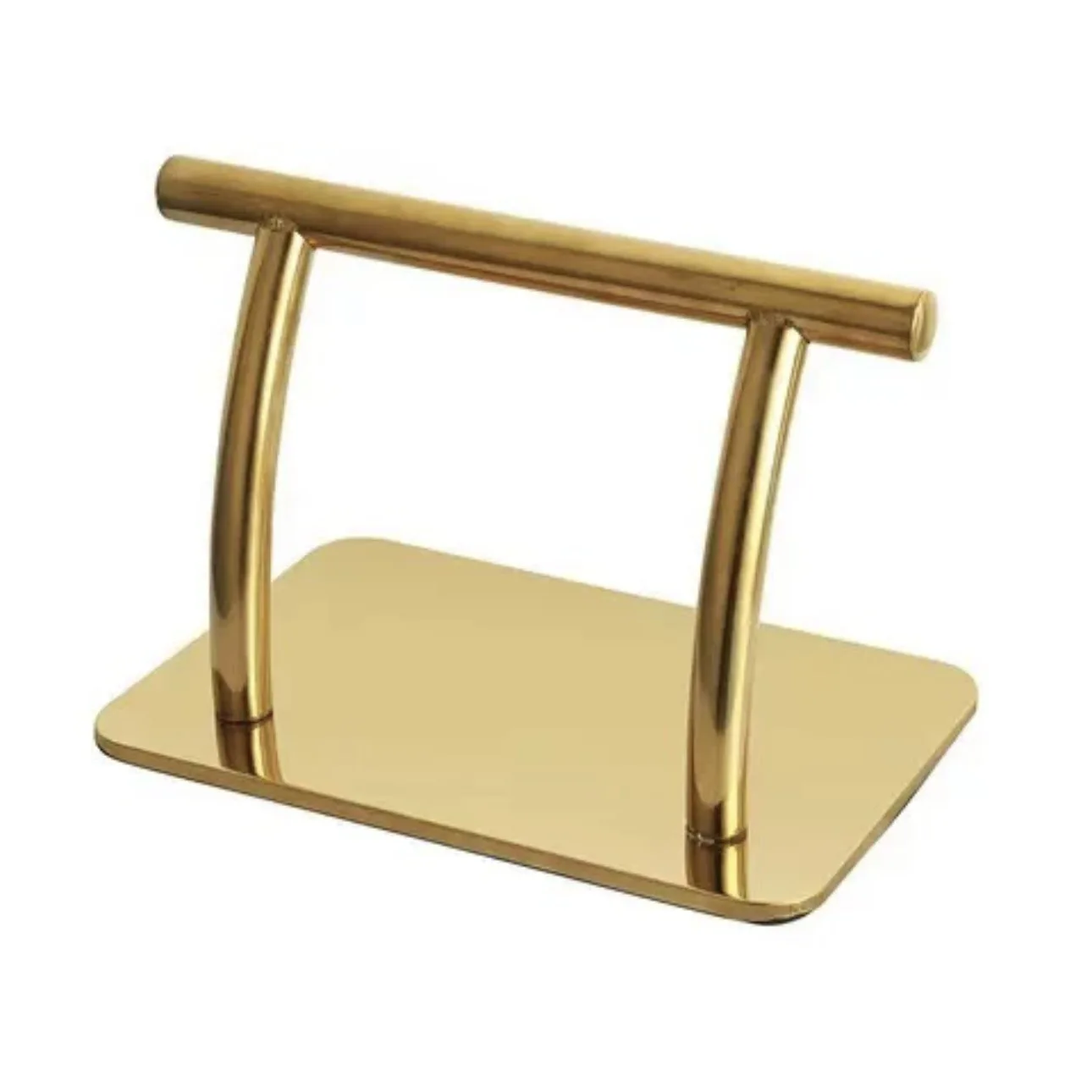 Hair chair accessories Stainless steel foot rest Floor removable foot pedal Salon special flat