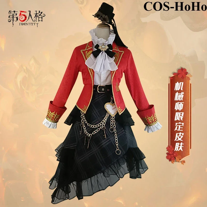 Anime Identity V Tracy Reznik 4th Anniversary Heart Lock Game Suit Uniform Cosplay Costume Halloween Party Outfit Women