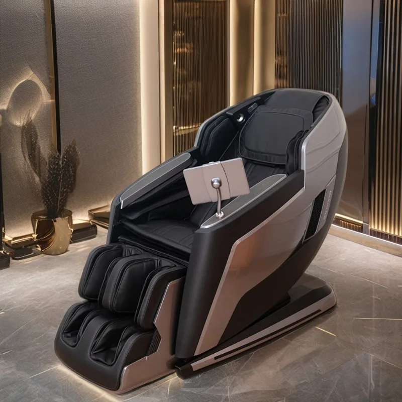 

Luxury 4D Zero Gravity Shiatsu SL Track Full Body Smart Heat Recliner Shiatsu Electric Massage Chair